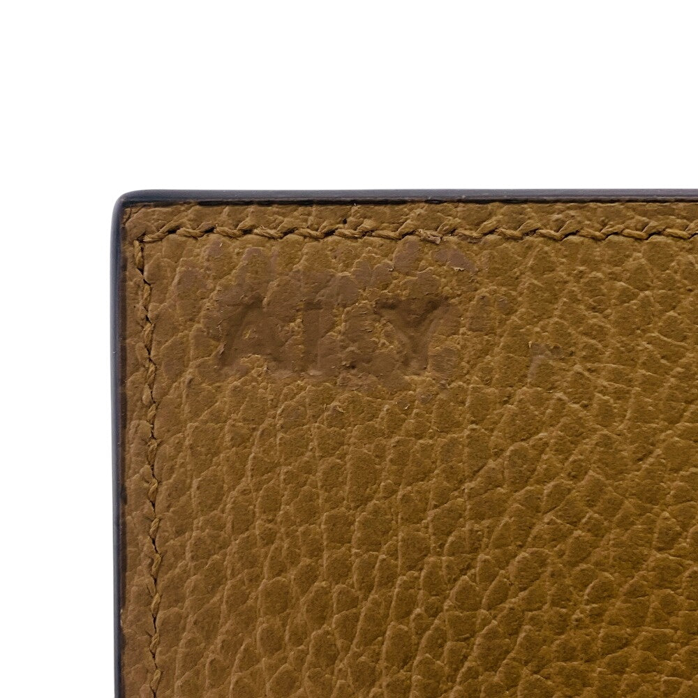 GUCCI Tri-fold wallet 598587 leather beige GG Marmont Double G