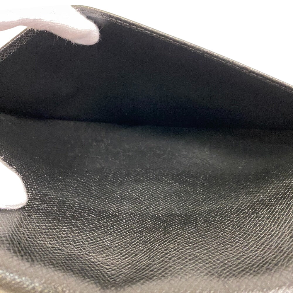 LOUIS VUITTON Clutch bag M30782 Taiga black Taiga Selenga