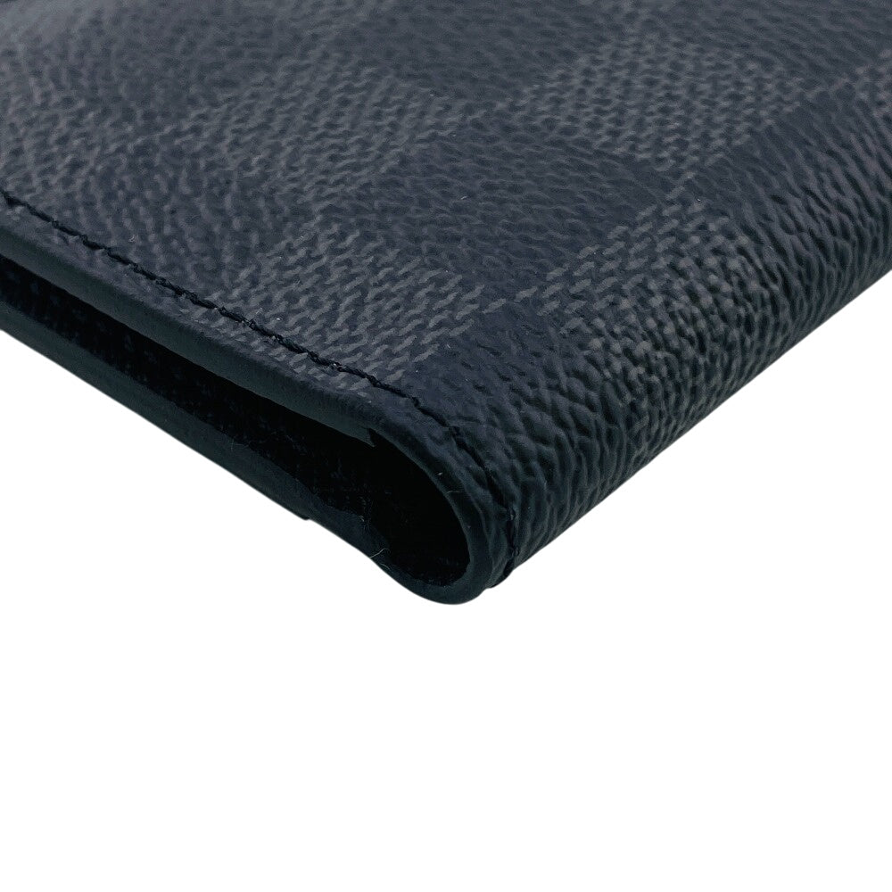 LOUIS VUITTON Card Case N63143 Damier Grafitto Canvas gray Damier Graphite Organizer du Poch