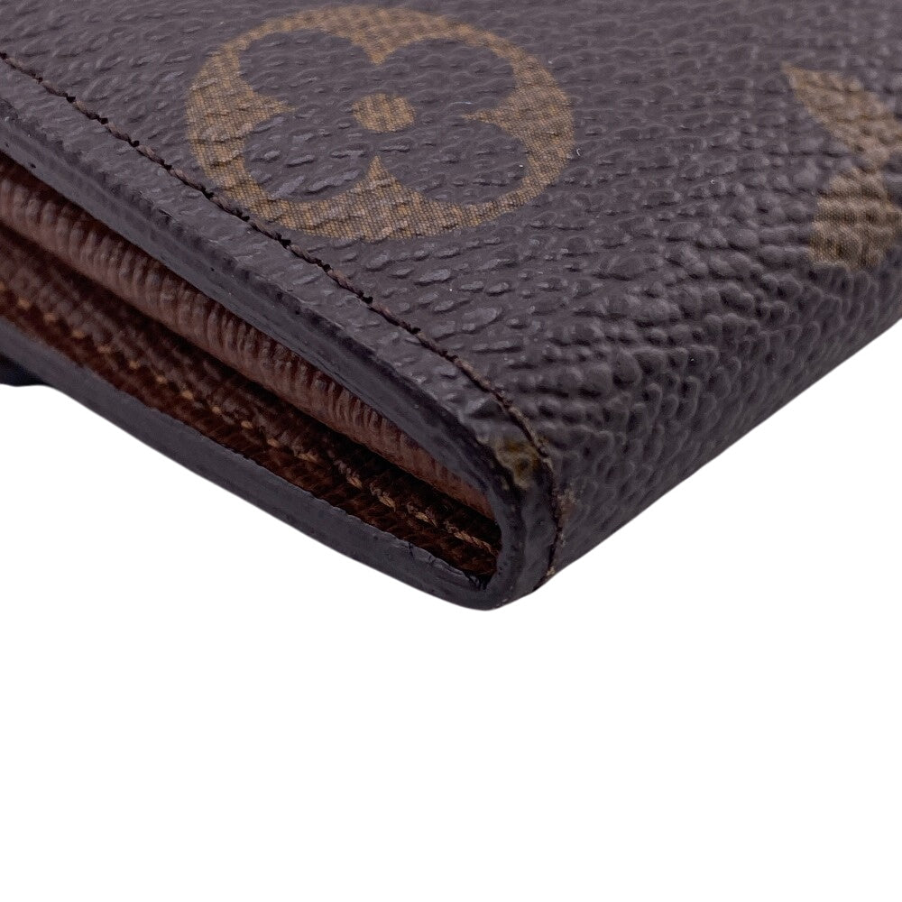LOUIS VUITTON Long Wallet Purse M61734 leather Brown Monogram Portefeuille Sarah