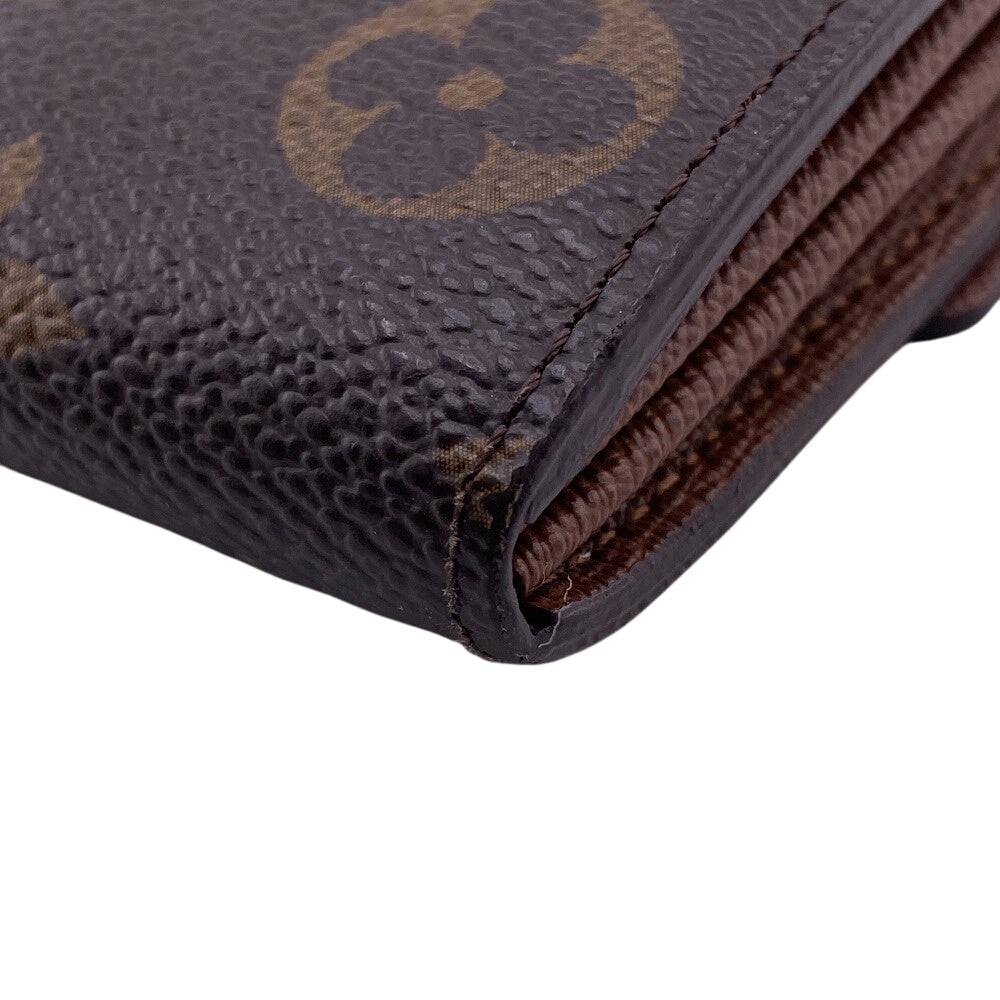 LOUIS VUITTON Long Wallet Purse M61734 leather Brown Monogram Portefeuille Sarah