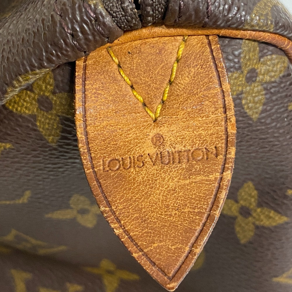 LOUIS VUITTON Mini Boston Duffel bag M41526 leather Brown Monogram Speedy 30