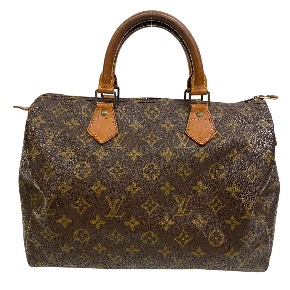 LOUIS VUITTON Mini Boston Duffel bag M41526 leather Brown Monogram Speedy 30