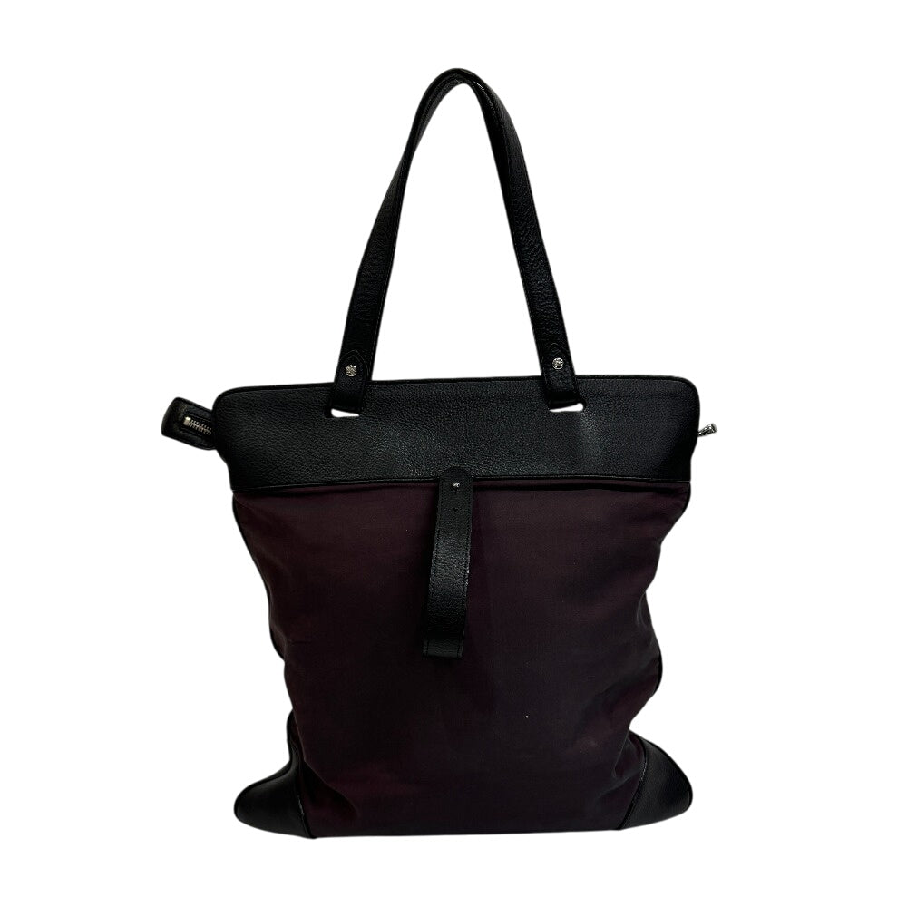 BURBERRY Tote Bag Nylon purple Hose Pattern Nova Check