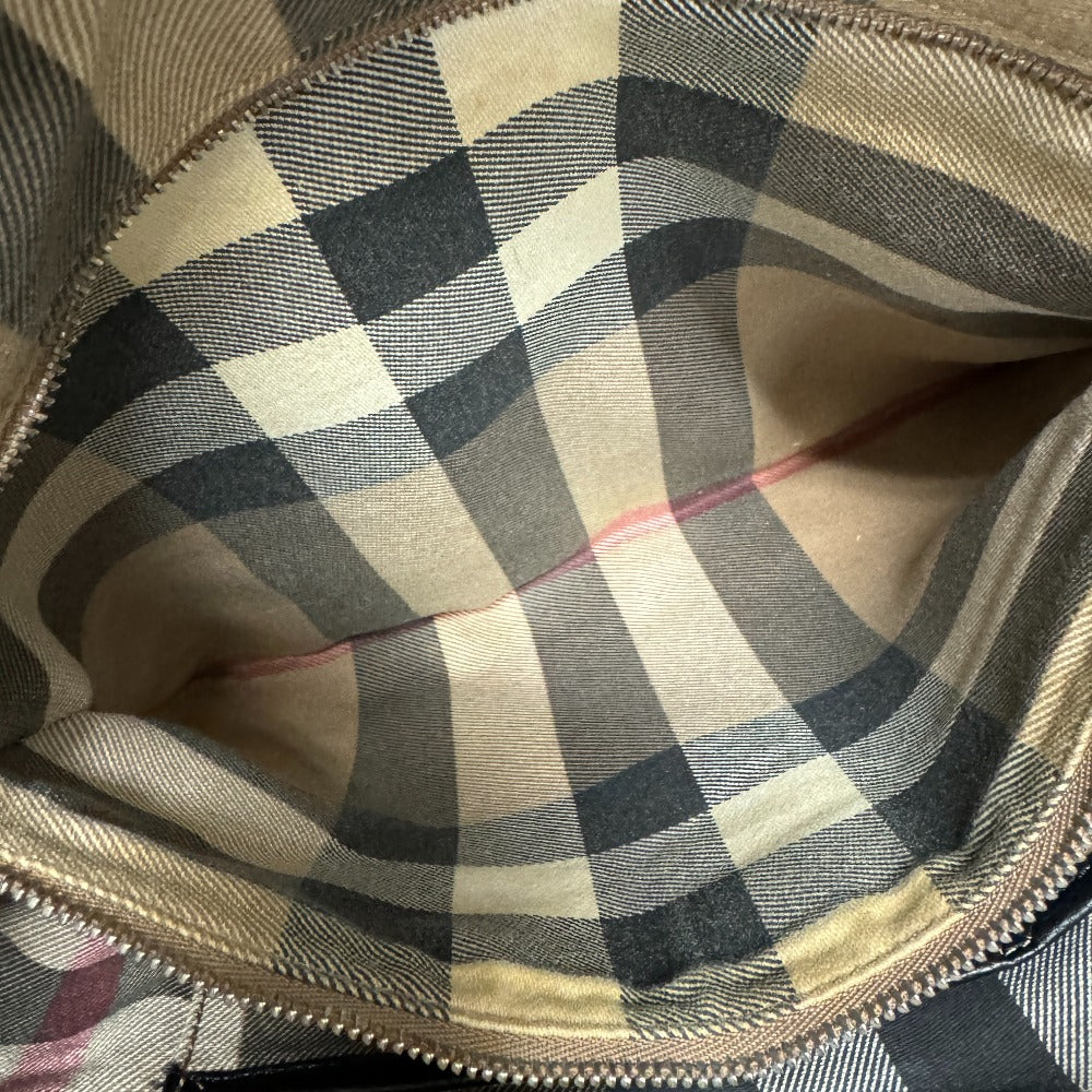 BURBERRY Tote Bag Nylon purple Hose Pattern Nova Check