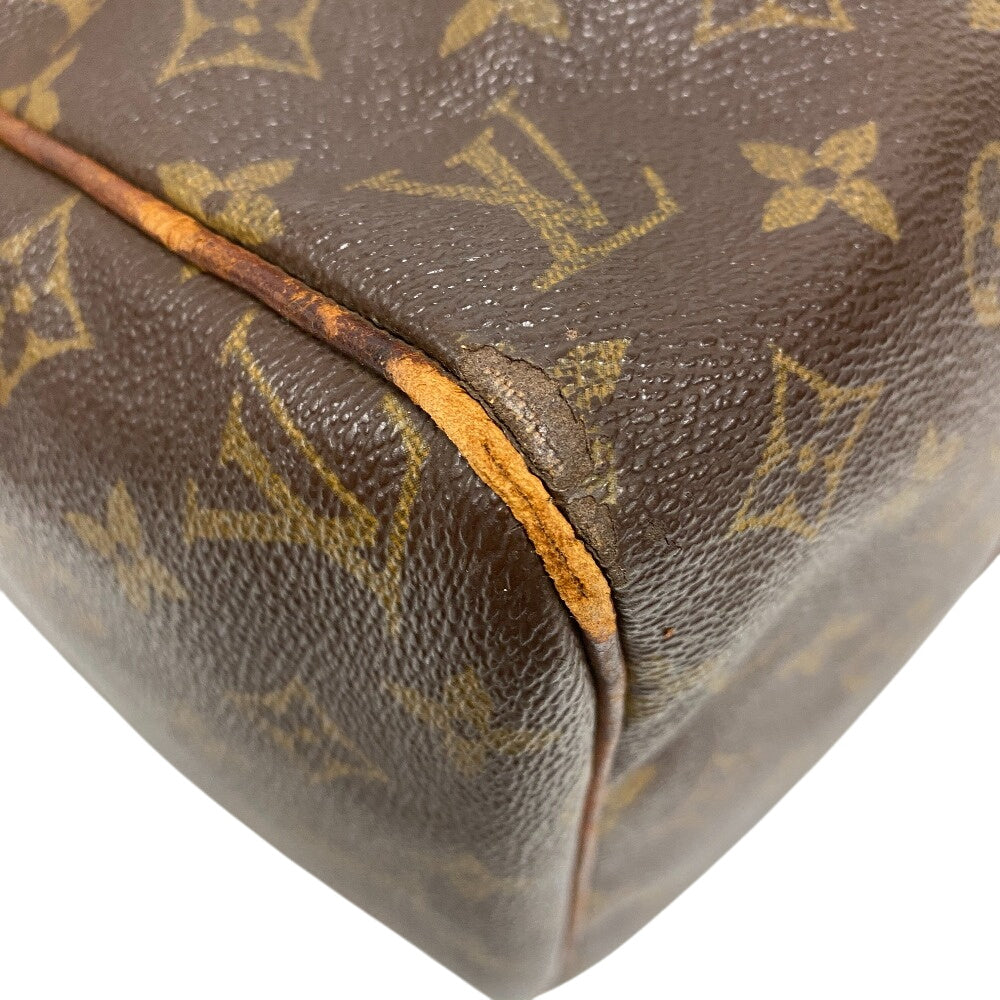 LOUIS VUITTON Mini Boston Duffel bag M41626 leather Brown Monogram Sac spool35