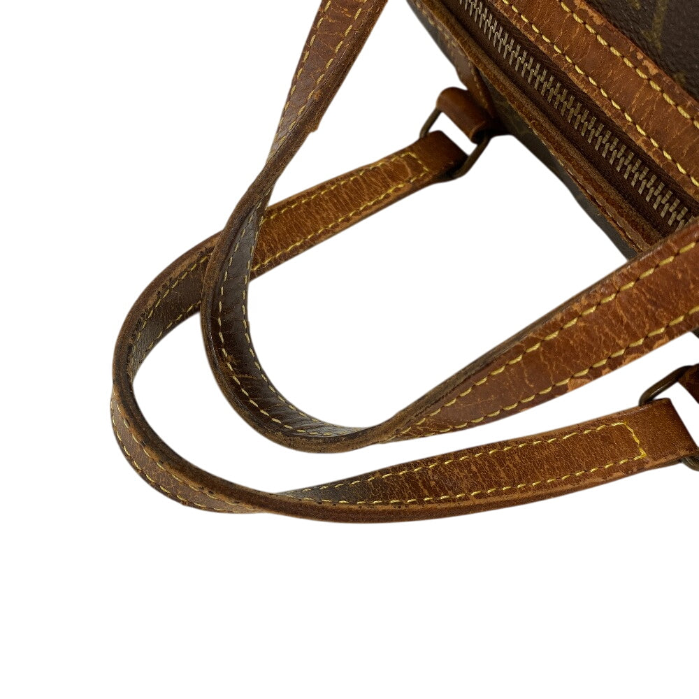 LOUIS VUITTON Mini Boston Duffel bag M41626 leather Brown Monogram Sac spool35