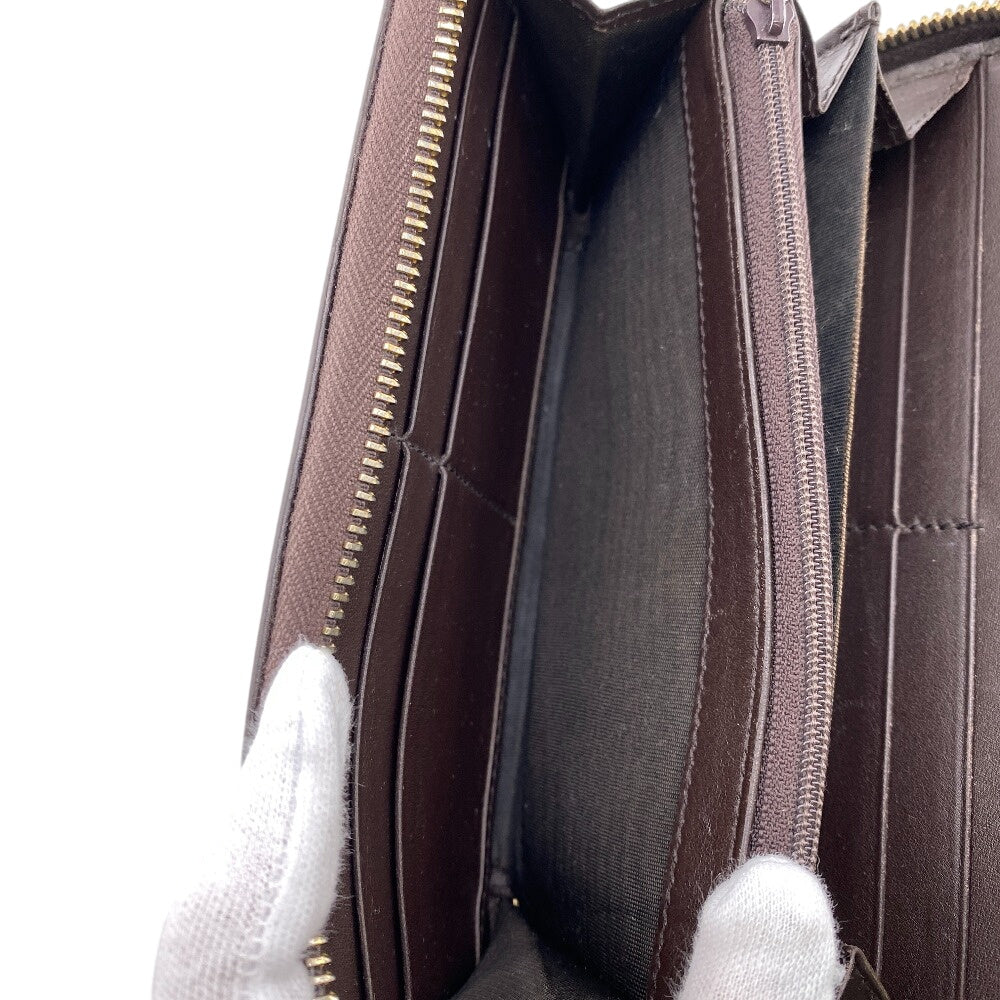 GUCCI Long Wallet Purse 307980 leather Brown Guccisima GG