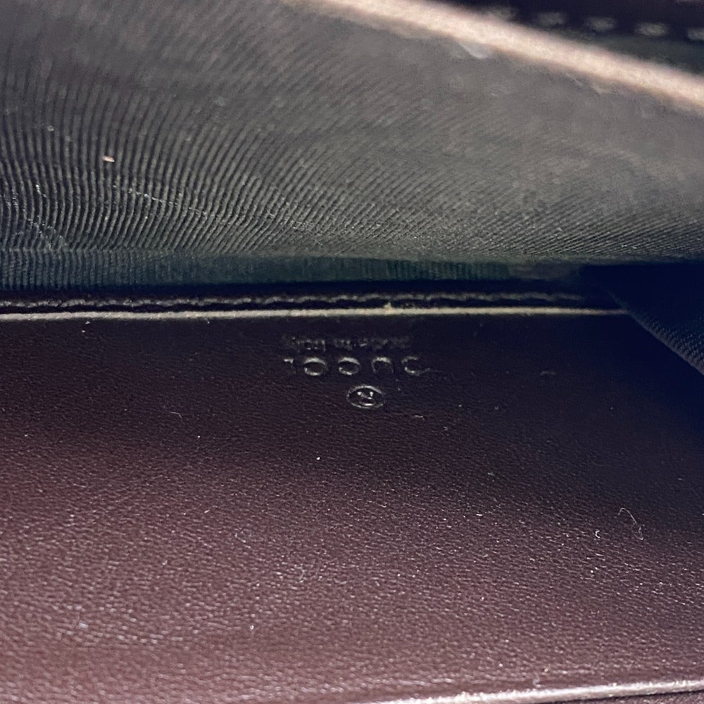 GUCCI Long Wallet Purse 307980 leather Brown Guccisima GG