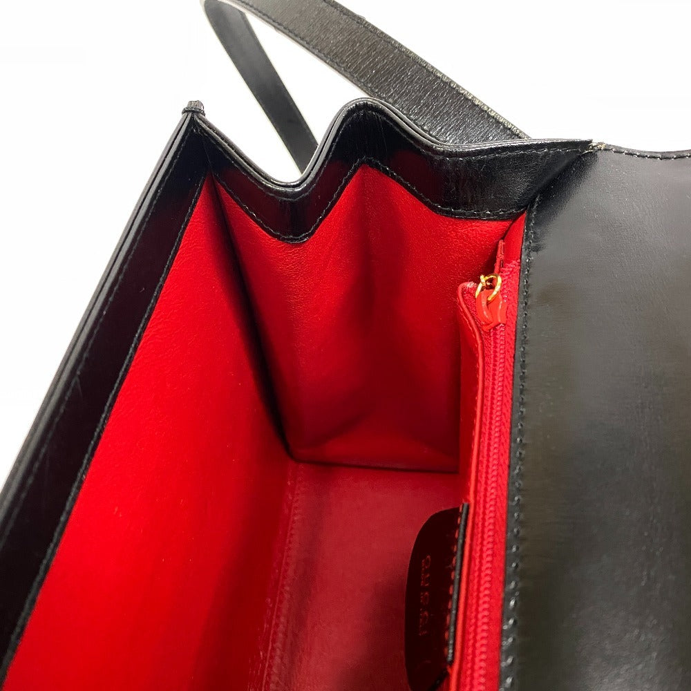 GUCCI Handbag leather black Ready lock