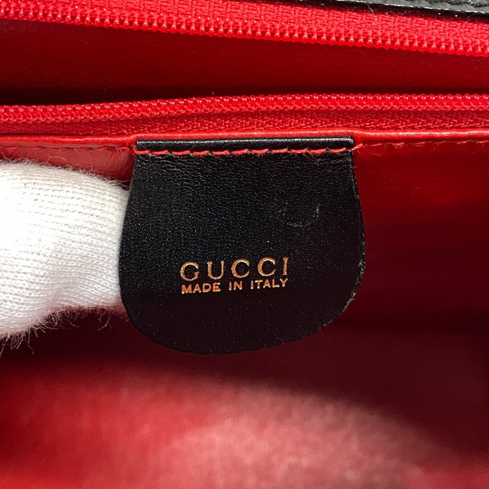 GUCCI Handbag leather black Ready lock