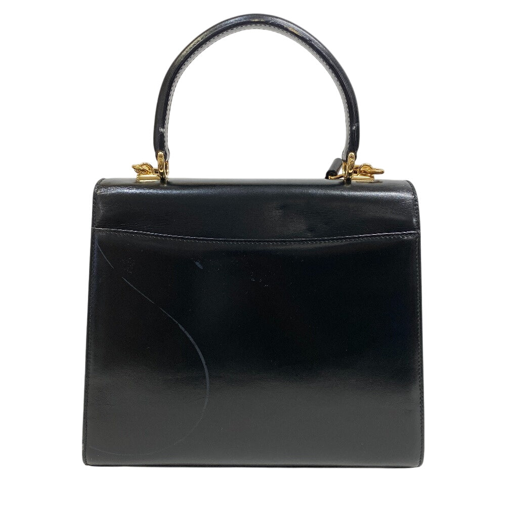 GUCCI Handbag leather black Ready lock