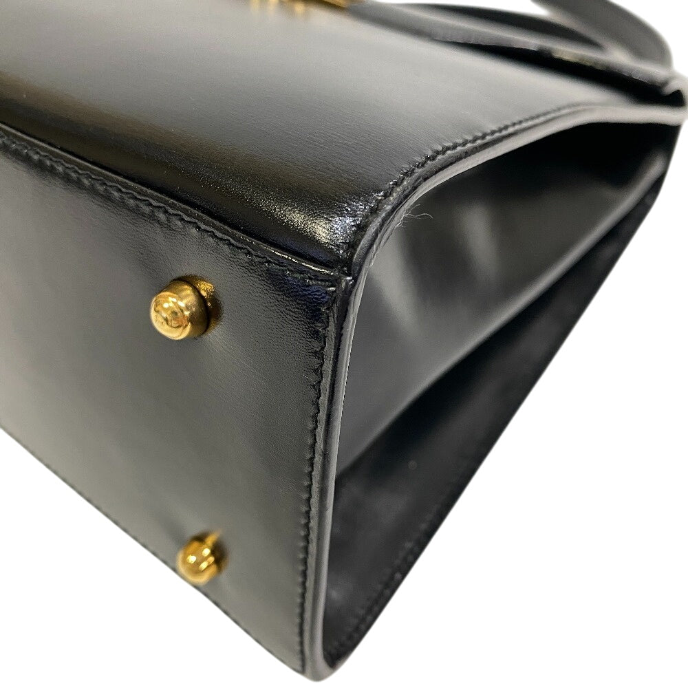 GUCCI Handbag leather black Ready lock