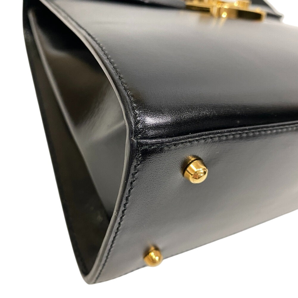GUCCI Handbag leather black Ready lock