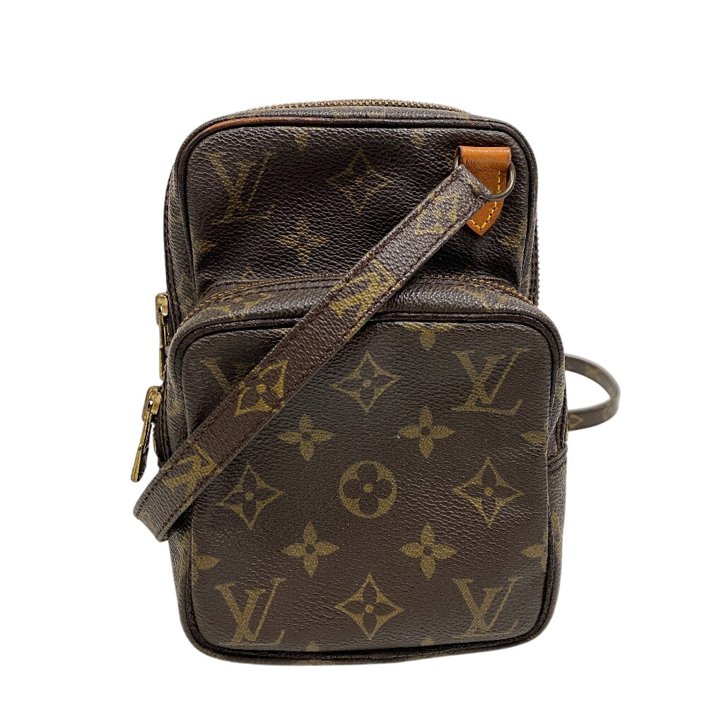 LOUIS VUITTON Shoulder Bag M45238 leather Brown Monogram Mini Amazone