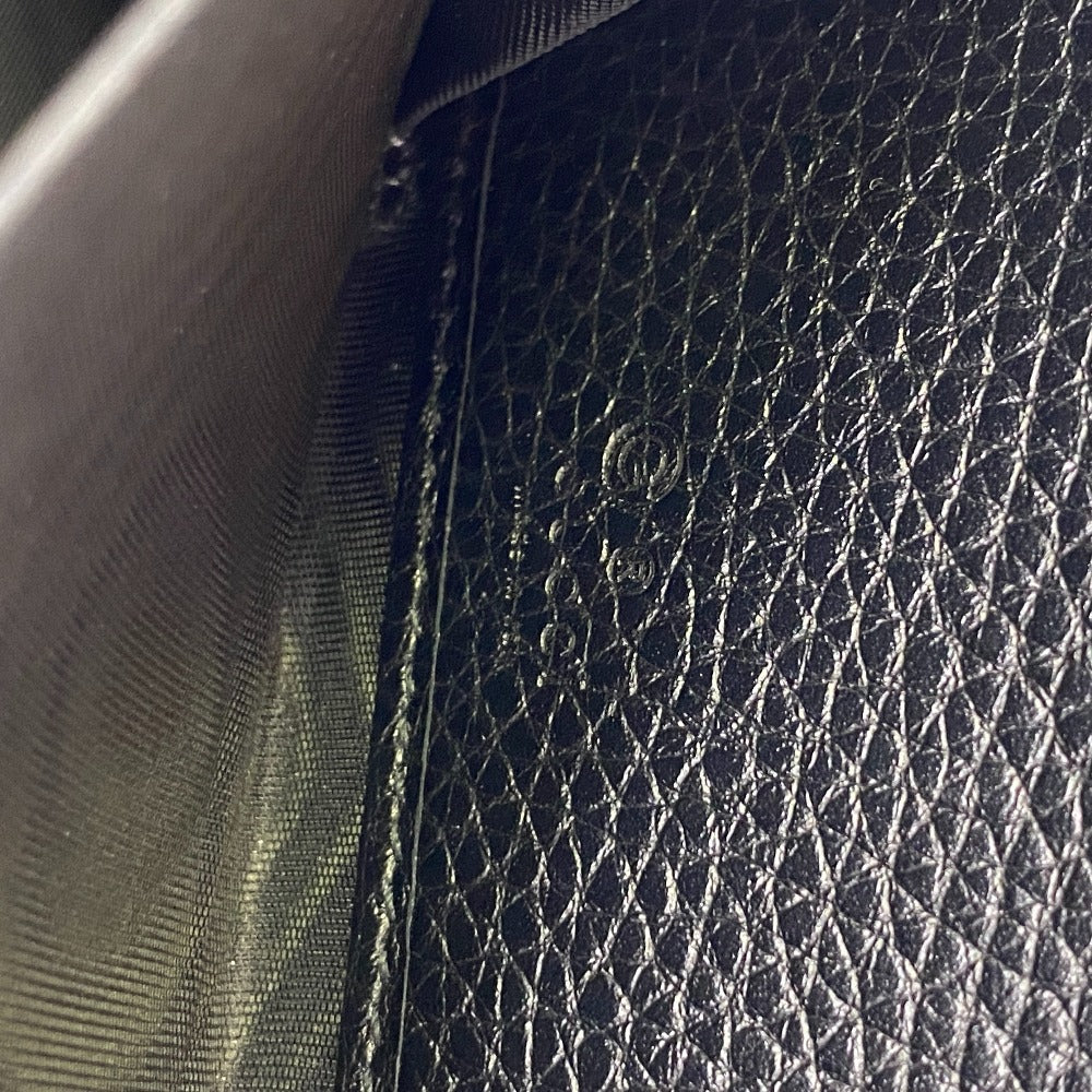 GUCCI Long Wallet Purse 598187 leather black Soho