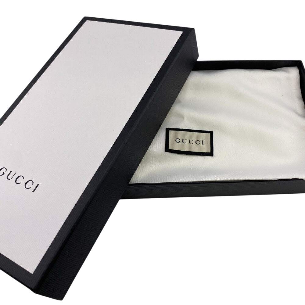 GUCCI Long Wallet Purse 598187 leather black Soho