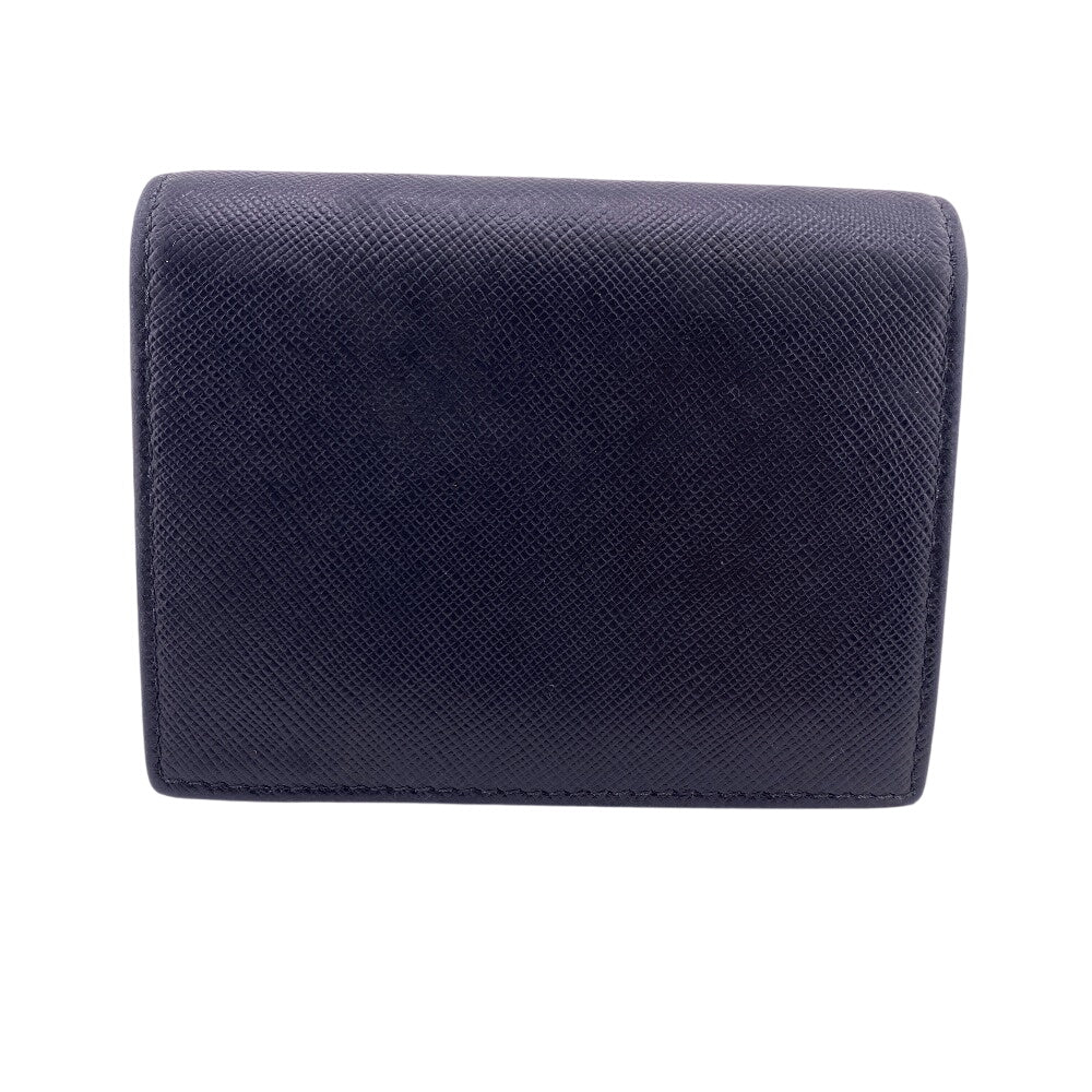PRADA Bifold Wallet 1MV204 Leather, Saffiano NERO