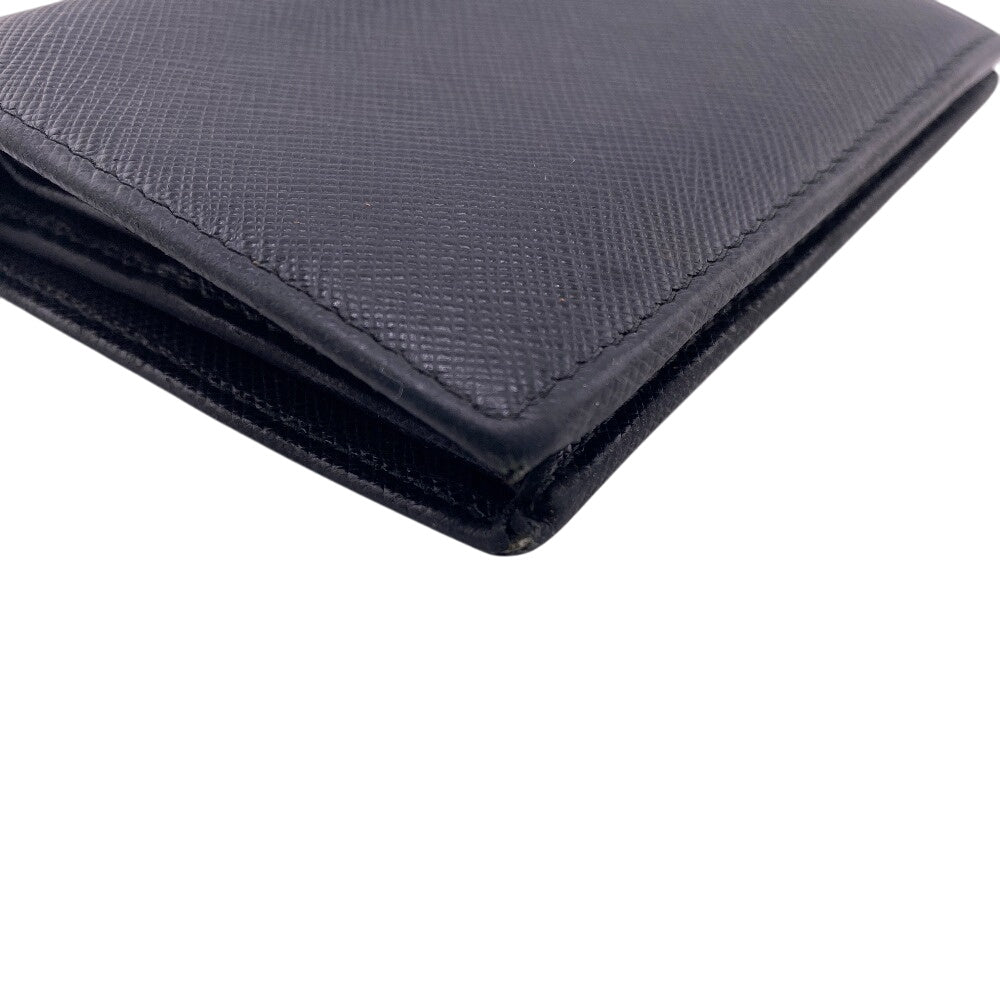 PRADA Bifold Wallet 1MV204 Leather, Saffiano NERO