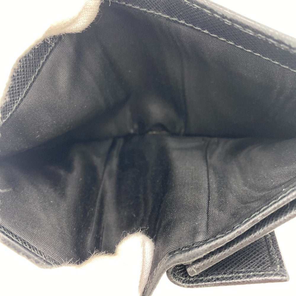 PRADA Bifold Wallet 1MV204 Leather, Saffiano NERO