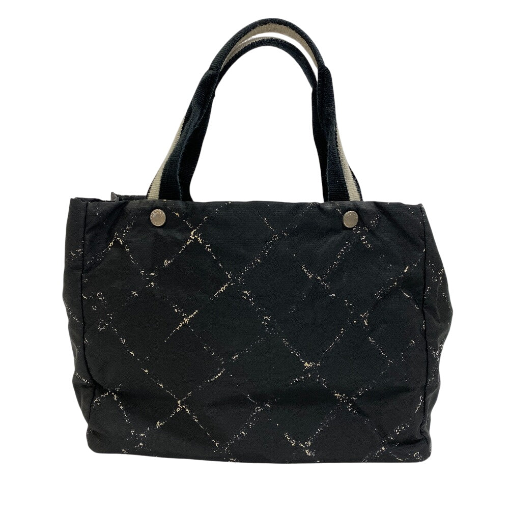 CHANEL Tote Bag Nylon black Former Travelline MM