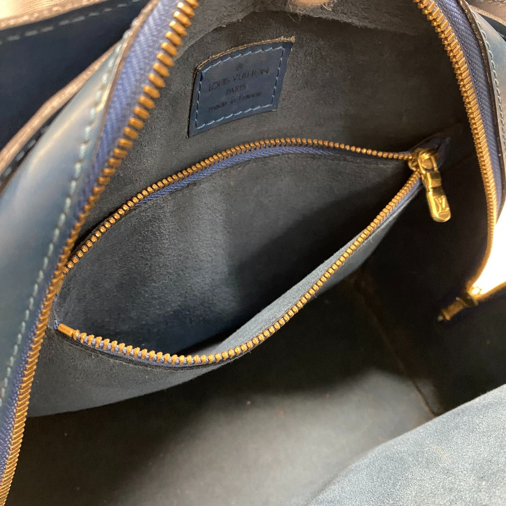 LOUIS VUITTON Handbag M52055 leather blue Epi Ponneuf