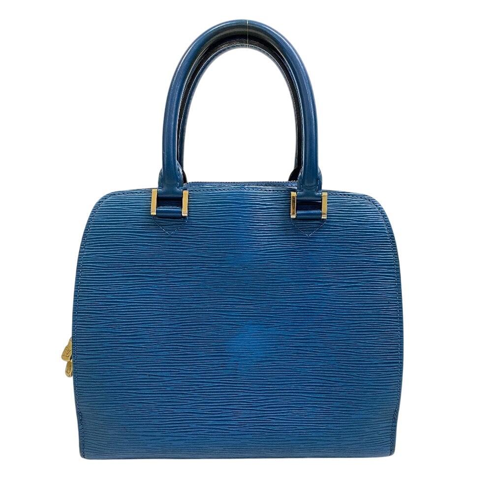 LOUIS VUITTON Handbag M52055 leather blue Epi Ponneuf