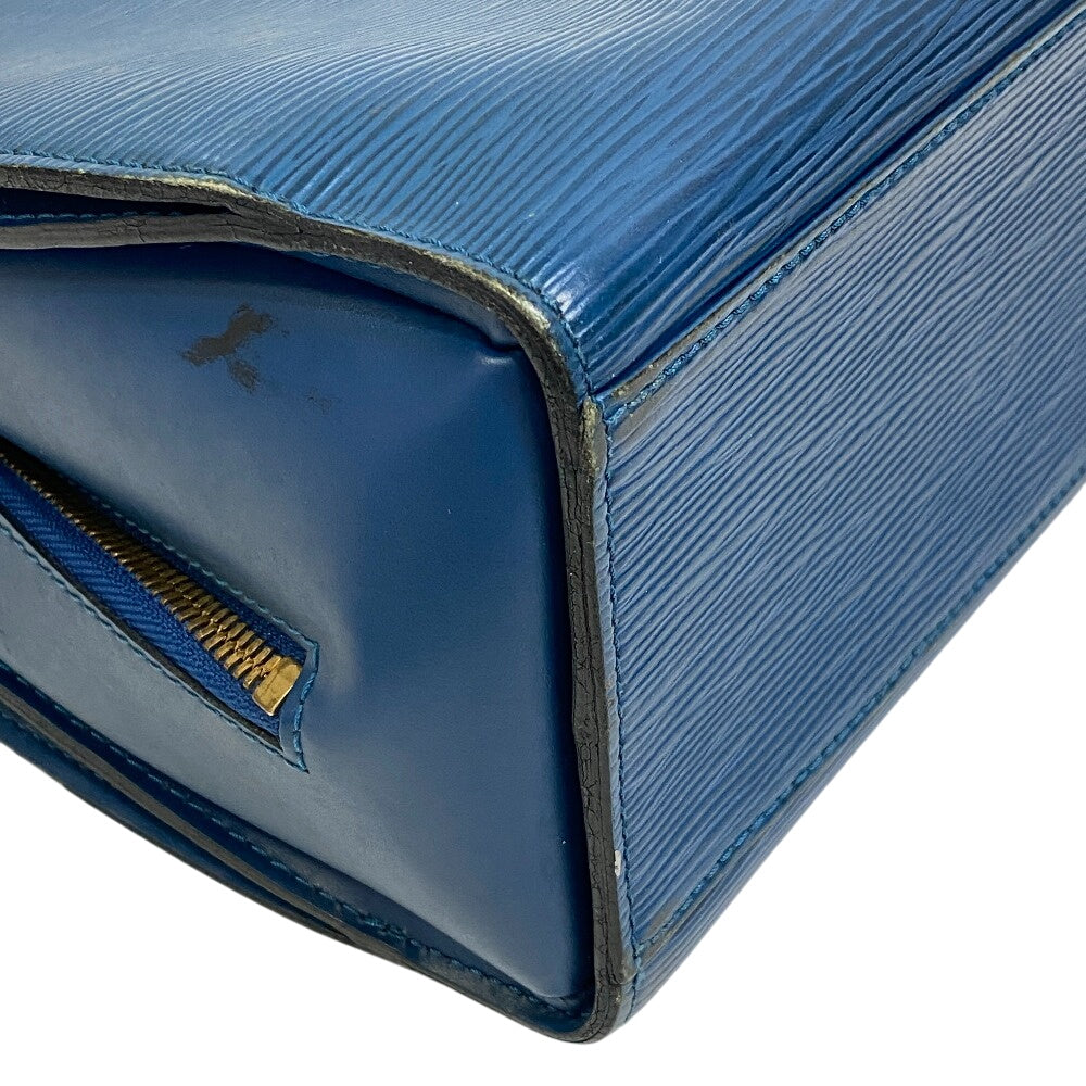LOUIS VUITTON Handbag M52055 leather blue Epi Ponneuf