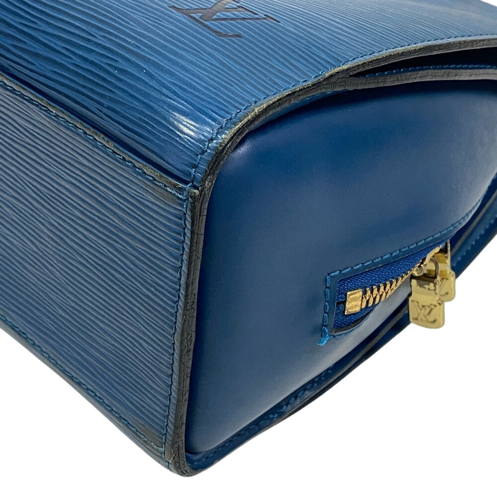 LOUIS VUITTON Handbag M52055 leather blue Epi Ponneuf