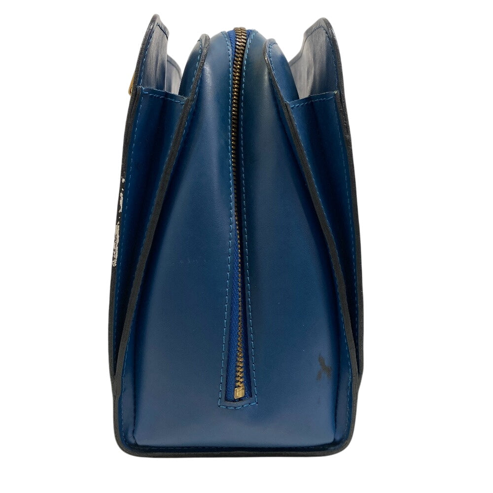 LOUIS VUITTON Handbag M52055 leather blue Epi Ponneuf
