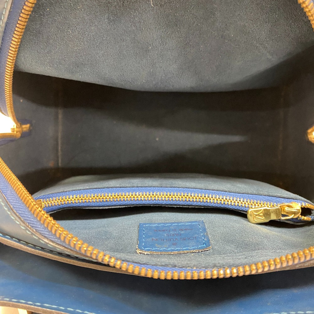 LOUIS VUITTON Handbag M52055 leather blue Epi Ponneuf