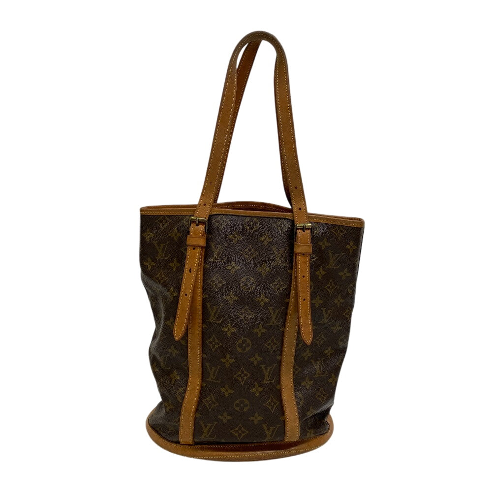 LOUIS VUITTON Tote Bag M42236 leather Brown Monogram BucketGM