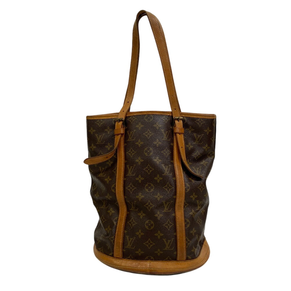 LOUIS VUITTON Tote Bag M42236 leather Brown Monogram BucketGM