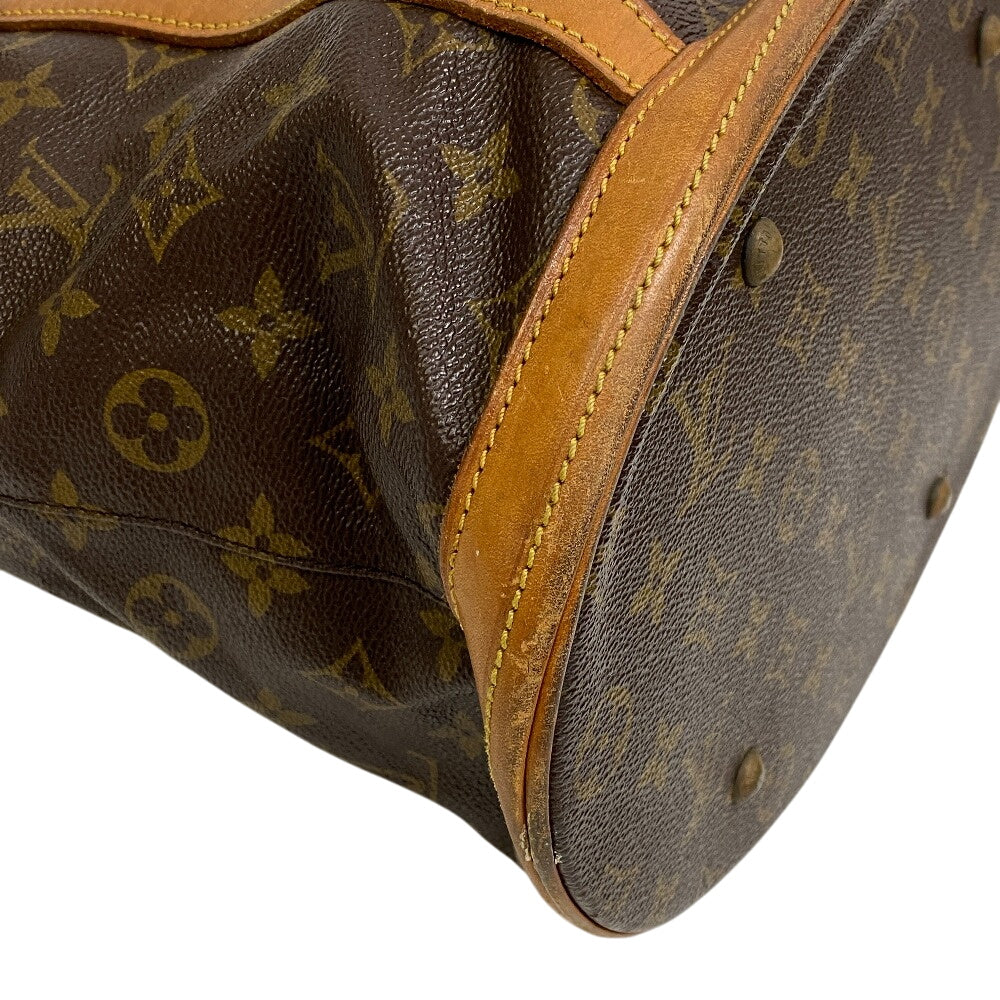 LOUIS VUITTON Tote Bag M42236 leather Brown Monogram BucketGM