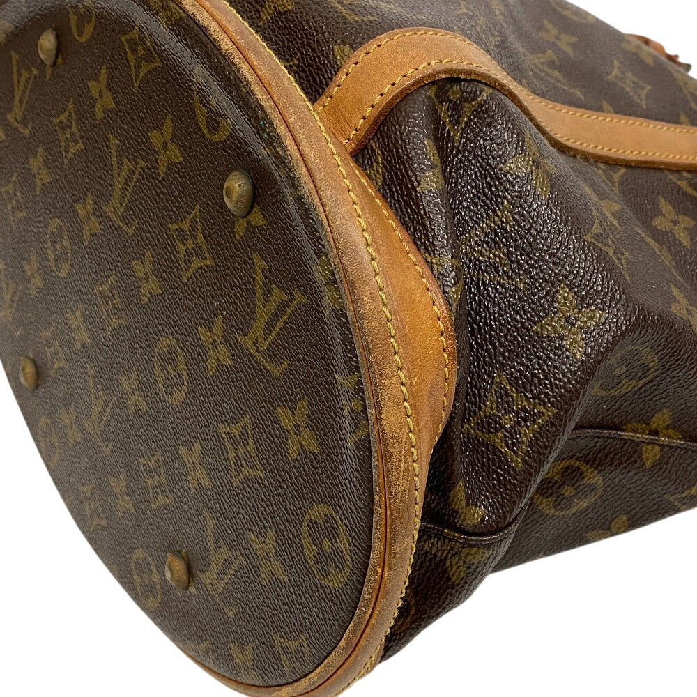 LOUIS VUITTON Tote Bag M42236 leather Brown Monogram BucketGM