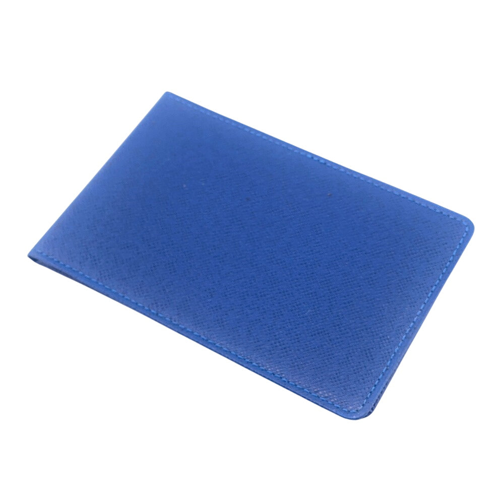 LOUIS VUITTON Tri-fold wallet M63715 leather blue Epi Porte TresorEtui Papie