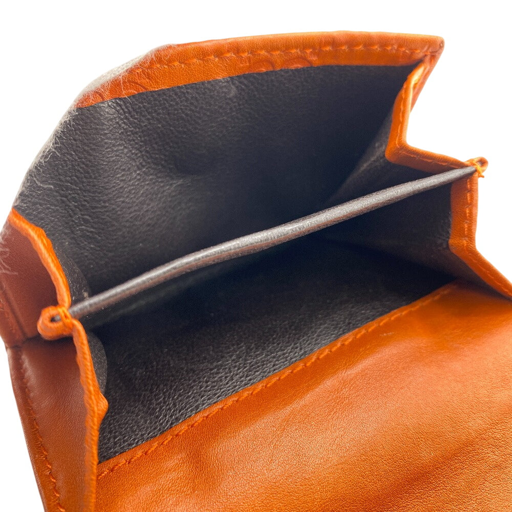 GUCCI Tri-fold wallet 261502 leather Orange Guccisima