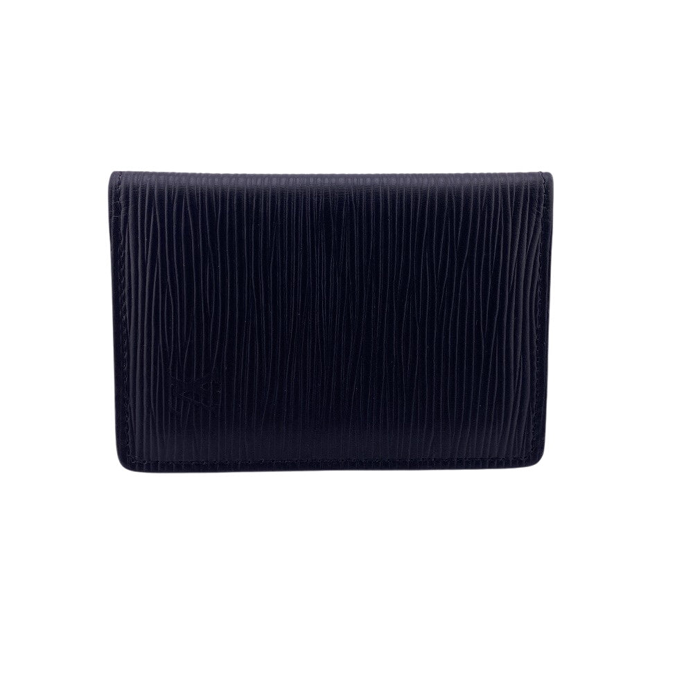 LOUIS VUITTON Card Case M63582 Epi Leather black Epi Organizer du Poch