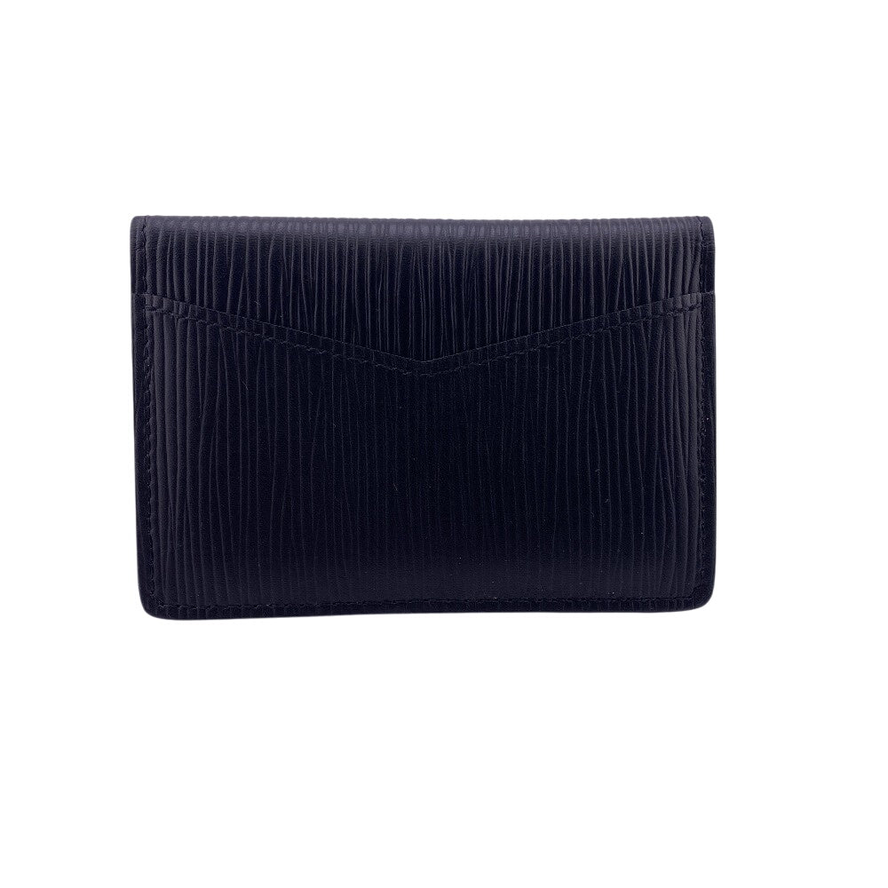 LOUIS VUITTON Card Case M63582 Epi Leather black Epi Organizer du Poch