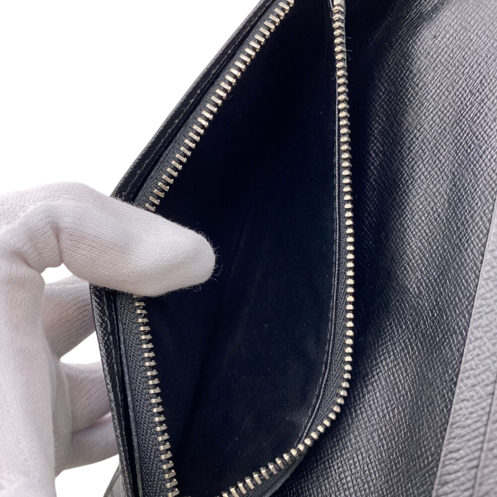 LOUIS VUITTON Long Wallet Purse M60622 Epi Leather black Epi Portefeuille Brazza