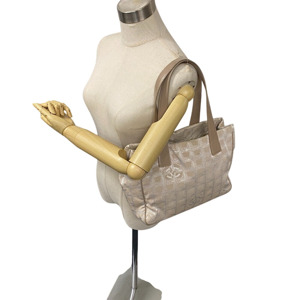 CHANEL Tote Bag Nylon, Leather Brown New travel line