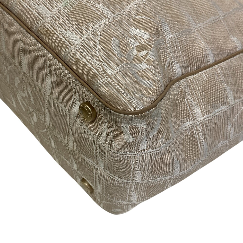 CHANEL Tote Bag Nylon, Leather Brown New travel line
