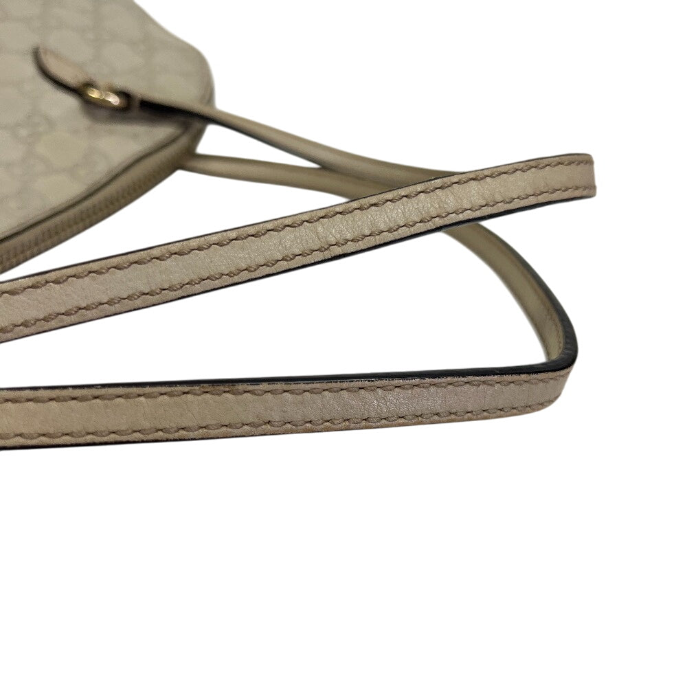 GUCCI Handbag 323673 Canvas, Leather white GG pattern