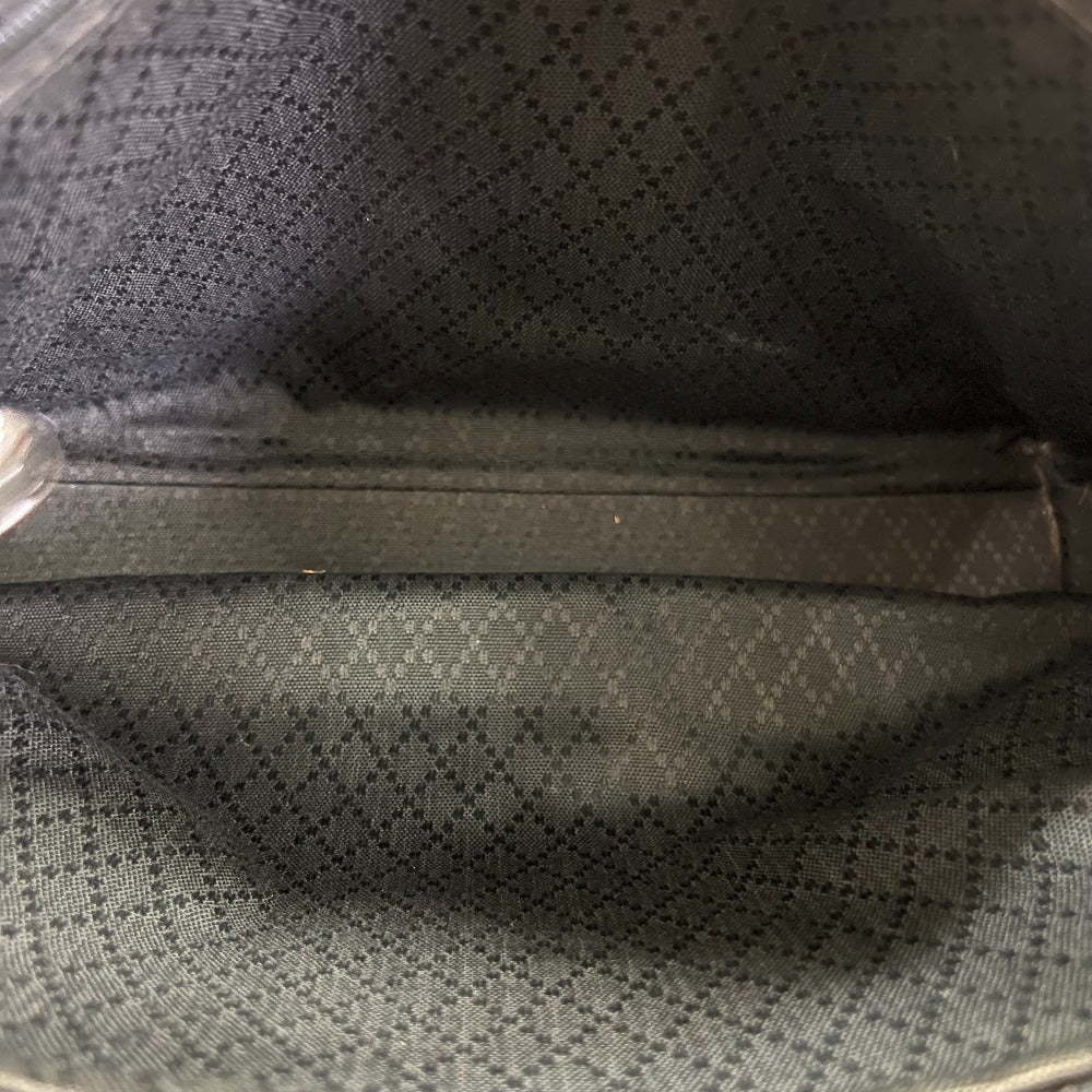 GUCCI Tote Bag 002 1010 Nylon black Bamboo GG pattern