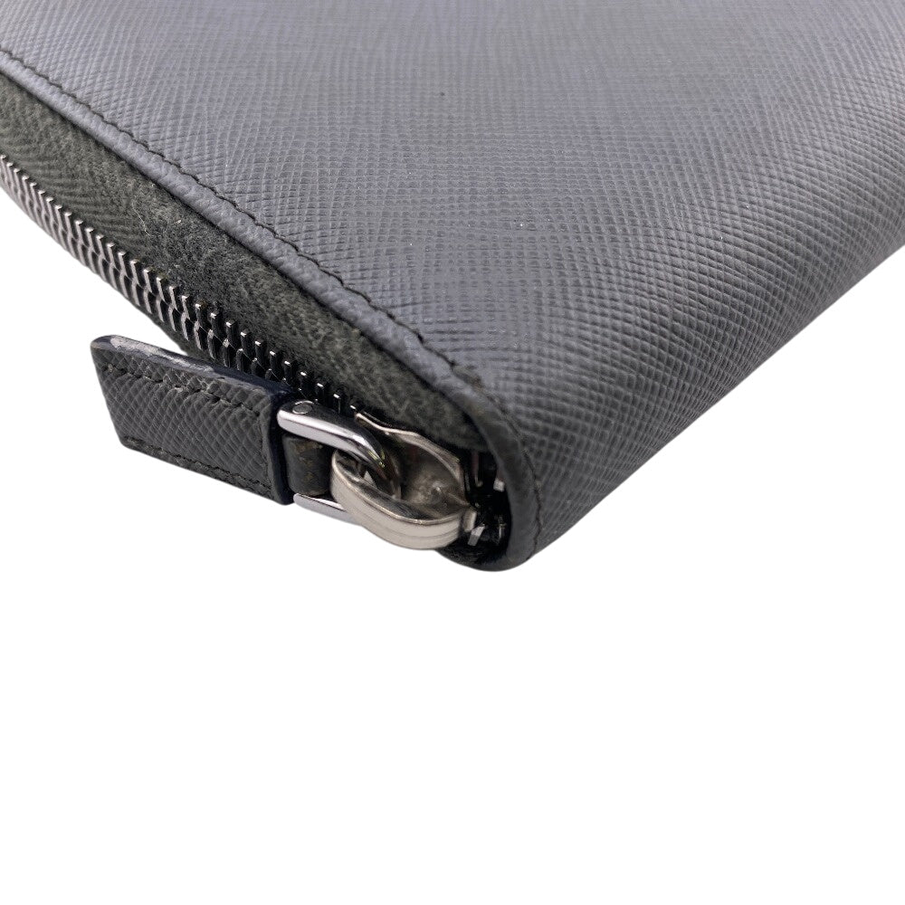 PRADA Long Wallet Purse Leather, Saffiano gray