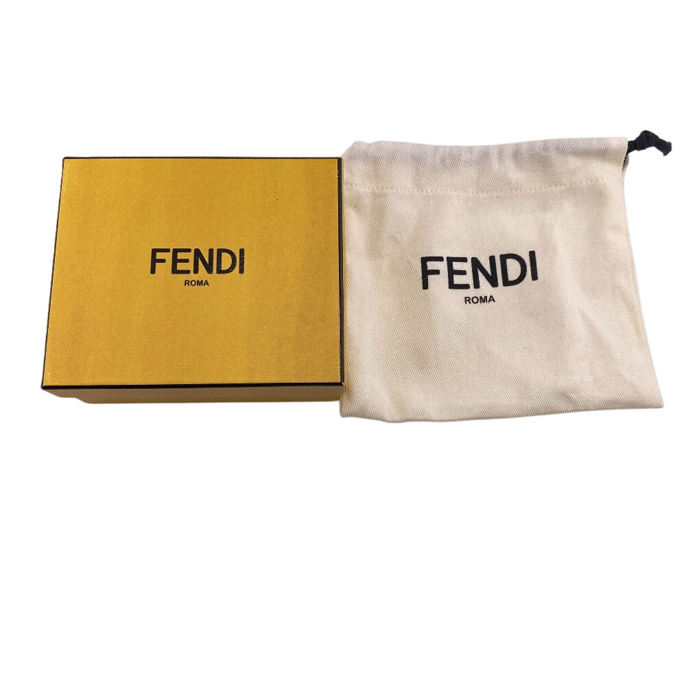 FENDI Tri-fold wallet 8M0395 leather Khaki green Ehuise Fendi