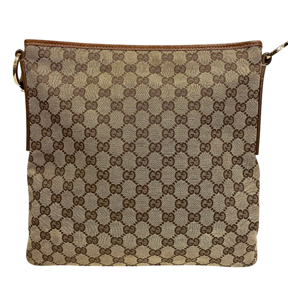 GUCCI Shoulder Bag 113013 GG canvas beige GG pattern