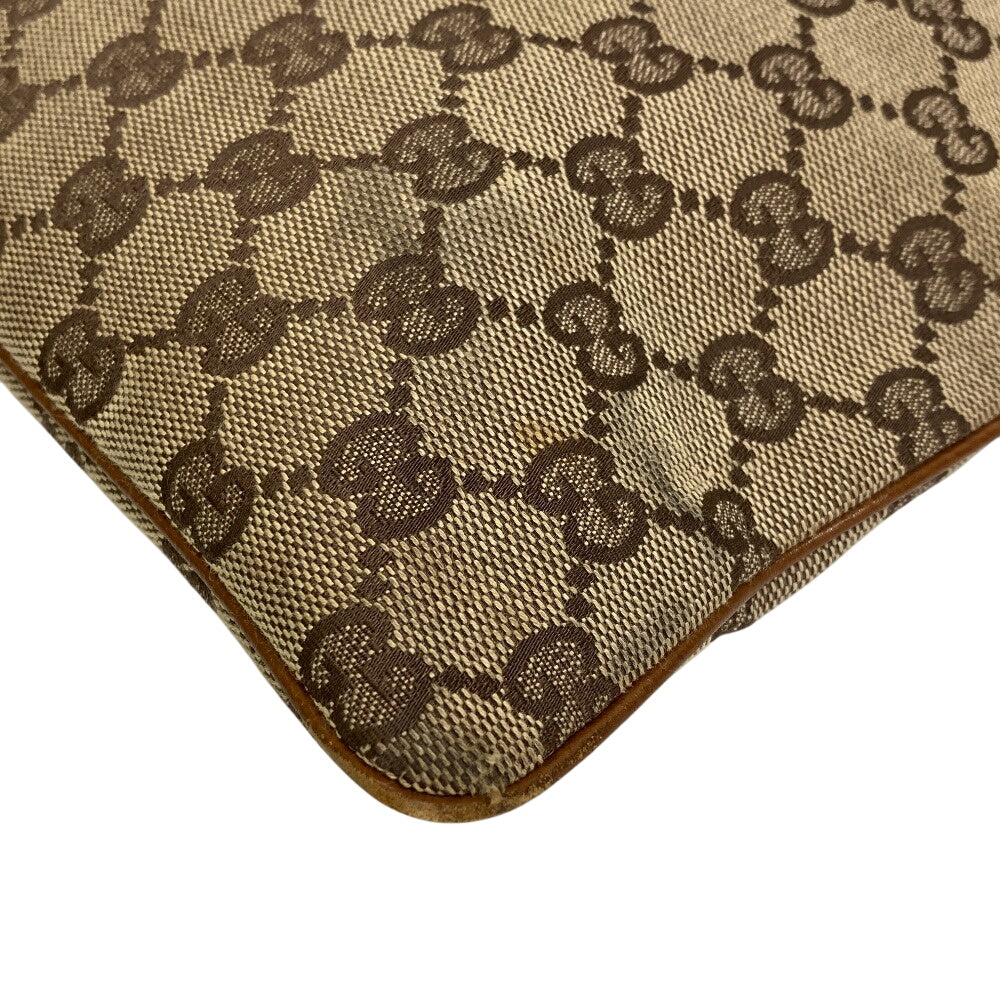 GUCCI Shoulder Bag 113013 GG canvas beige GG pattern