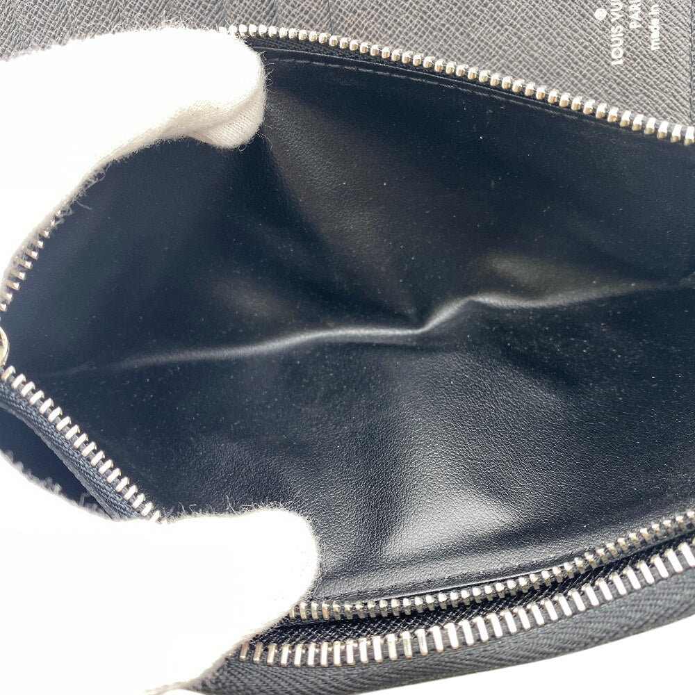 LOUIS VUITTON Long Wallet Purse N63095 Damier Grafitto Canvas black Damier Grafitte Vertical