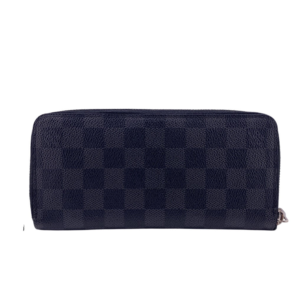 LOUIS VUITTON Long Wallet Purse N63095 Damier Grafitto Canvas black Damier Grafitte Vertical